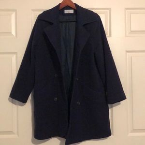 Youth Long Coat by Charter Collection (Navy Blue)